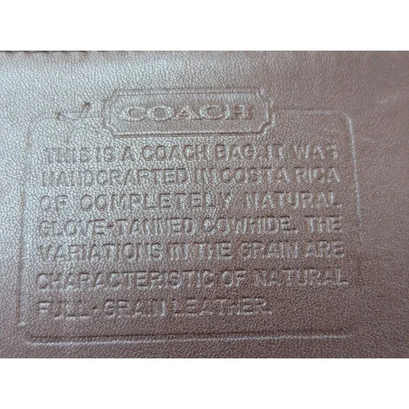 Coach Vintage XL Duffle Feed Sac 9085 in Mahogany Cowhide Leather - EUC - Picture 11 of 15